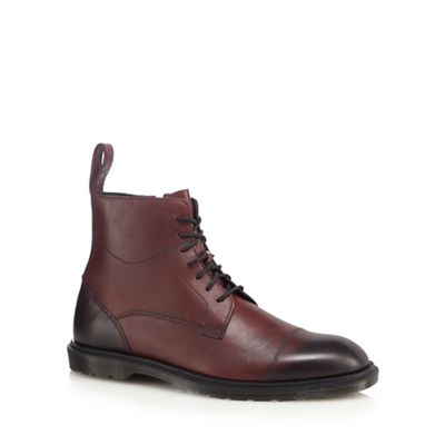 Dark red 'Elsfield' boots